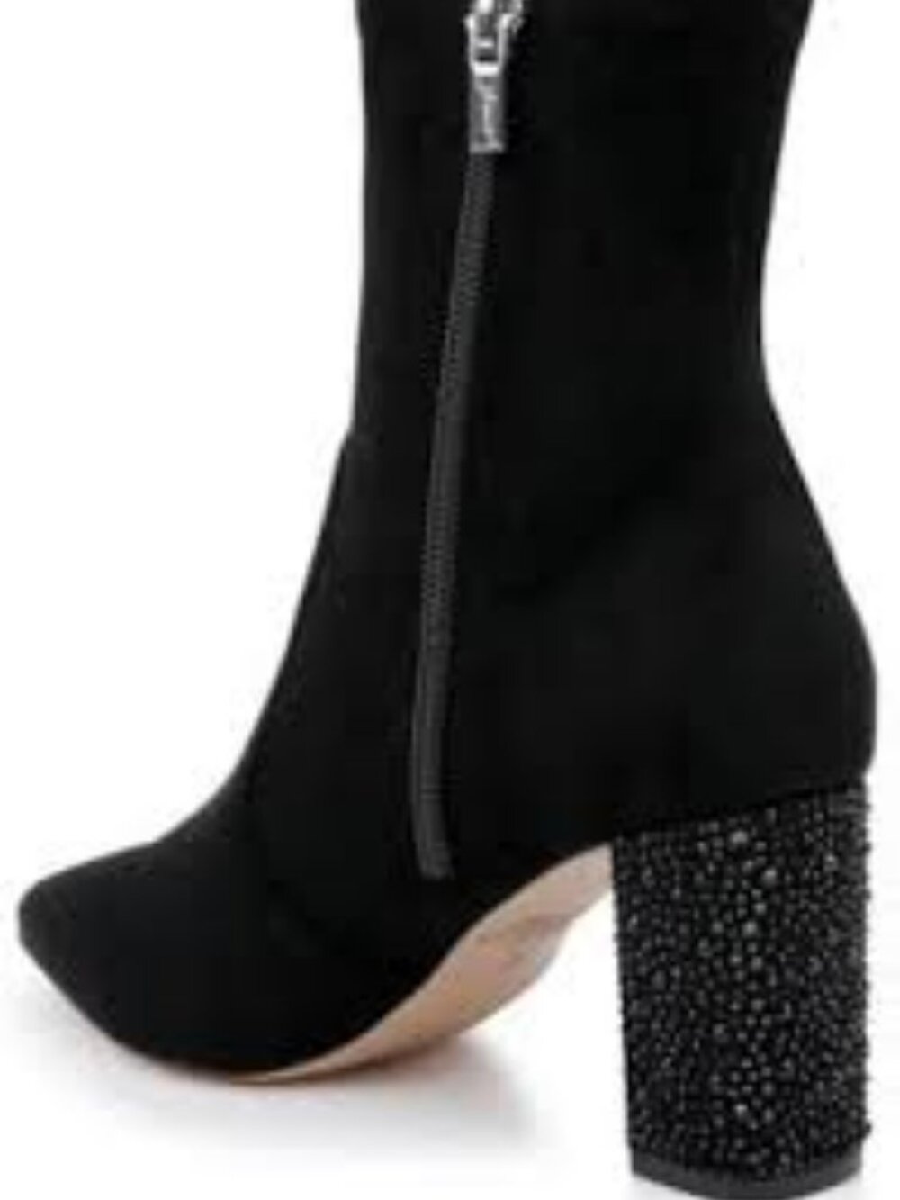 69-NEW IN BOX JEWEL BADGLEY MISCHKA  ZIPPER ANGLE BOOTS - Picture 2 of 5